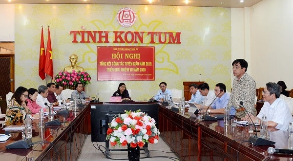 Hội nghị tại Ban Tuyên giáo tỉnh ủy Kon Tum