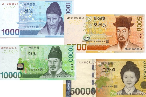 Tiền giấy Hàn Quốc